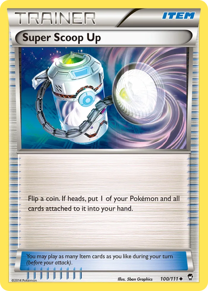 Super Scoop Up #100 Furious Fists Pokemon card
