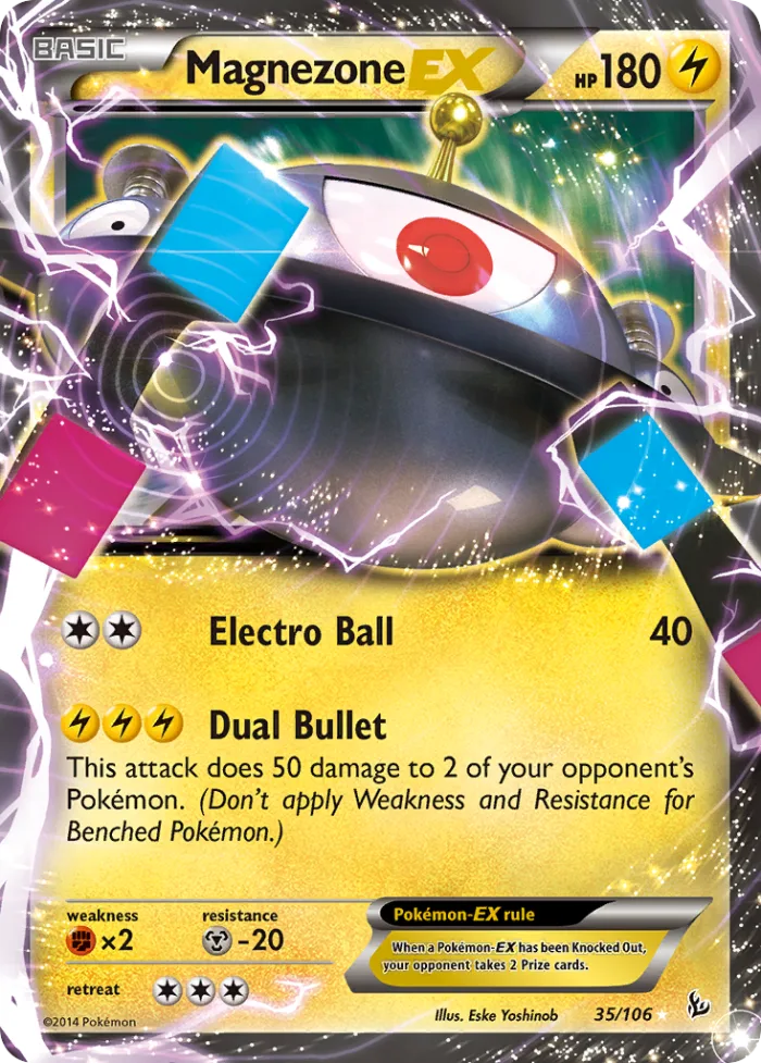 Magnezone-EX #35 Flashfire Pokemon card
