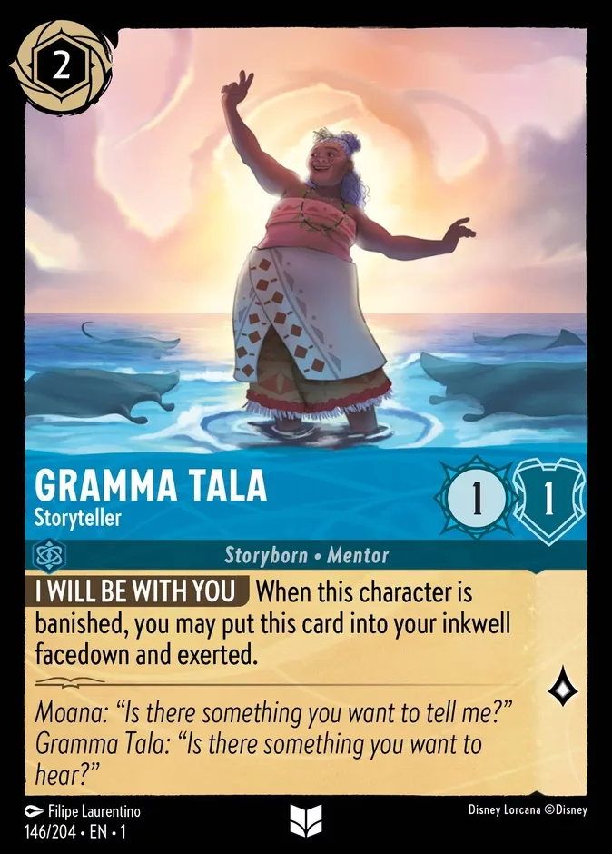 Gramma Tala #146 The First Chapter Disney Lorcana card