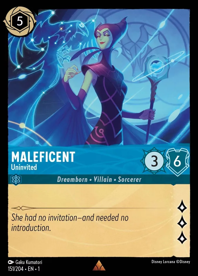 Maleficent #151 The First Chapter Disney Lorcana card