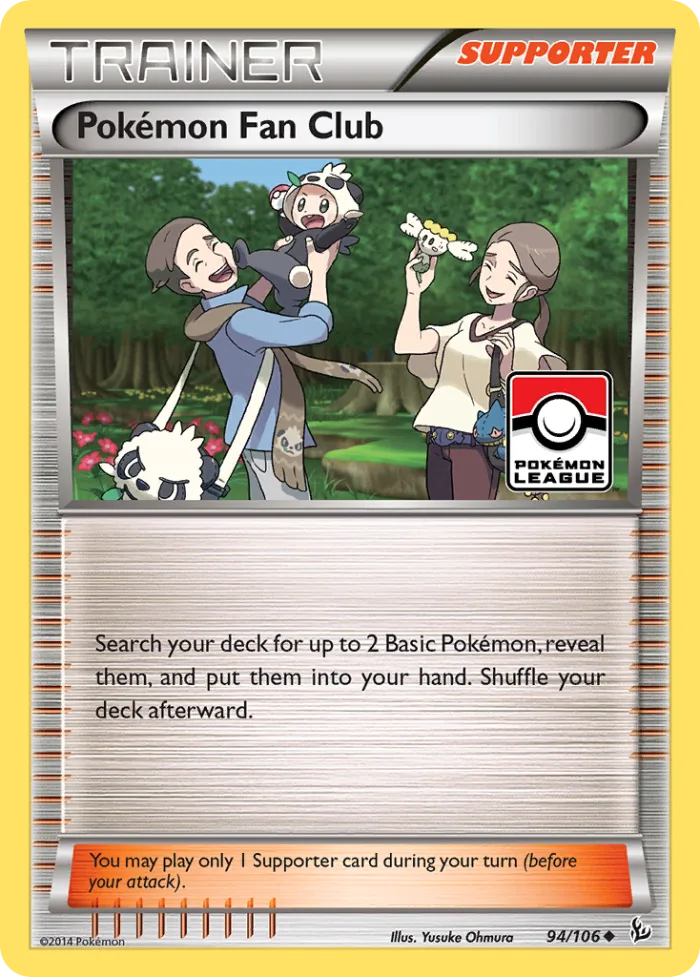 Pokémon Fan Club #94 Flashfire Pokemon card