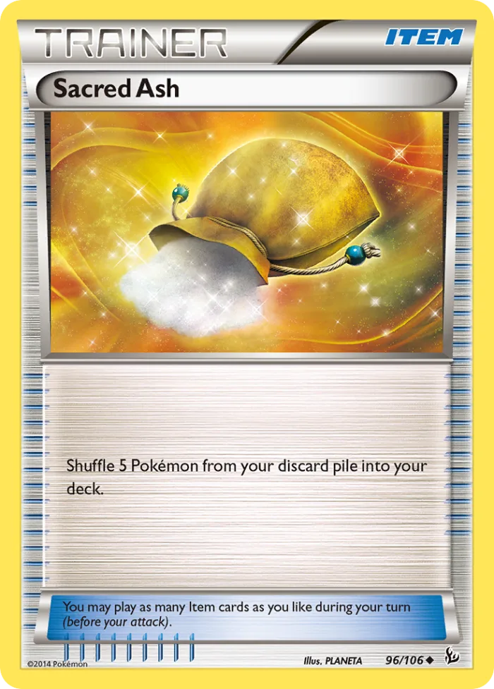 Sacred Ash #96 Flashfire Pokemon card