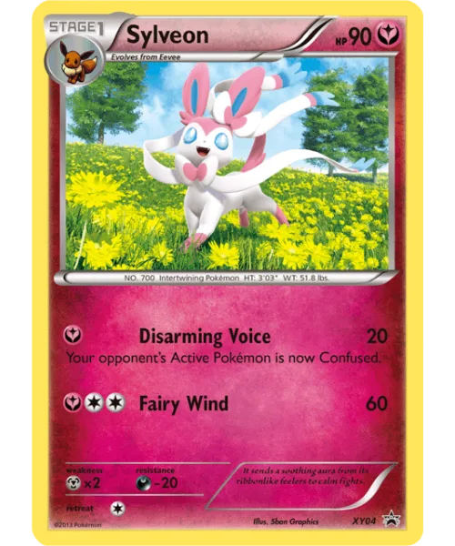 Sylveon #XY04 XY Black Star Promos Pokemon card