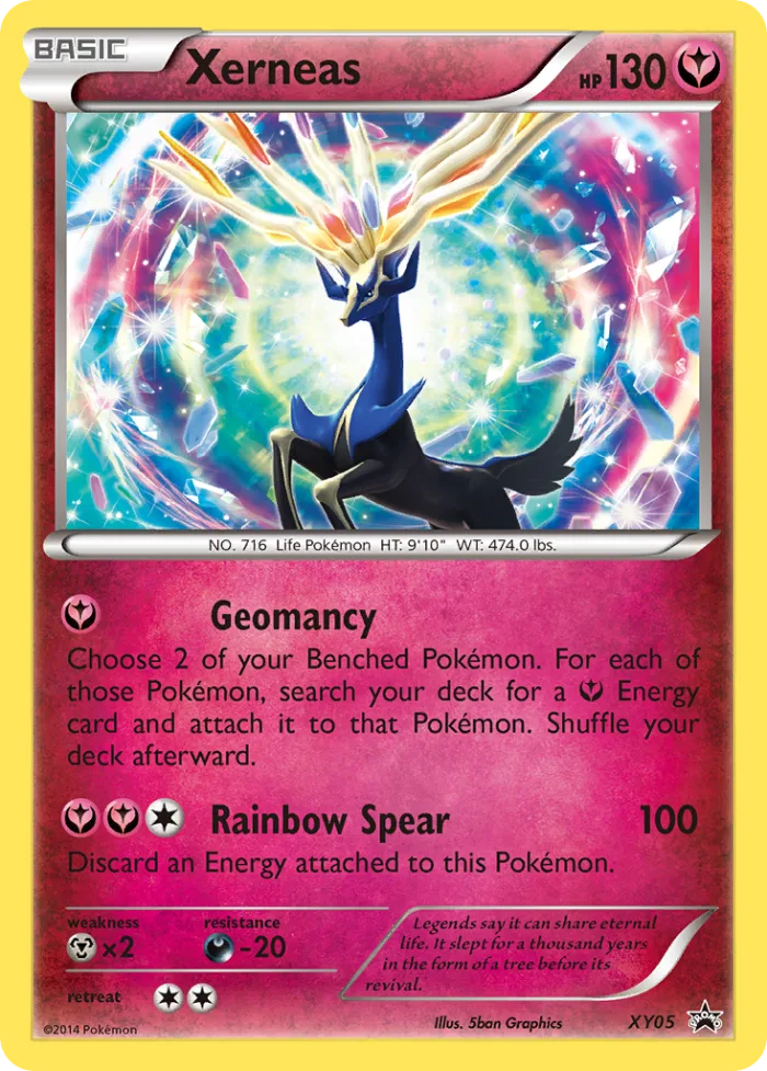 Xerneas #XY05 XY Black Star Promos Pokemon card