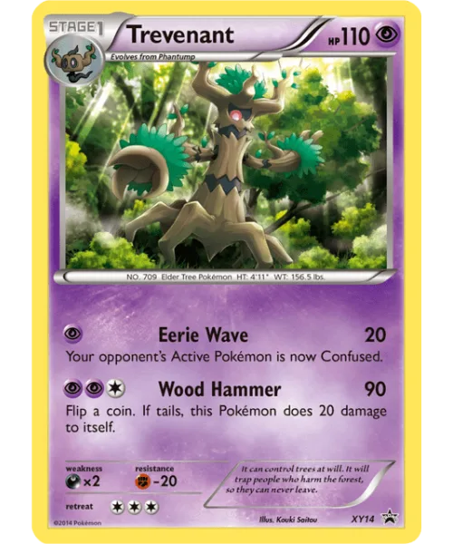 Trevenant XY Black Star Promos card