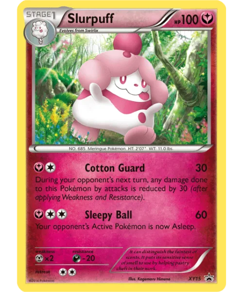 Slurpuff #XY15 XY Black Star Promos Pokemon card