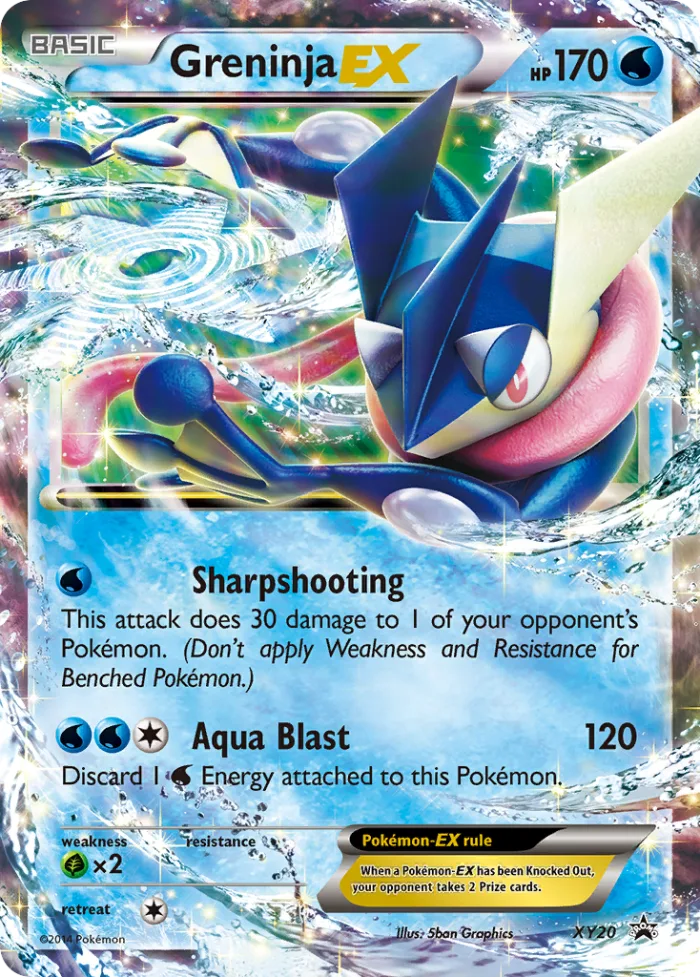 Greninja-EX #XY20 XY Black Star Promos Pokemon card