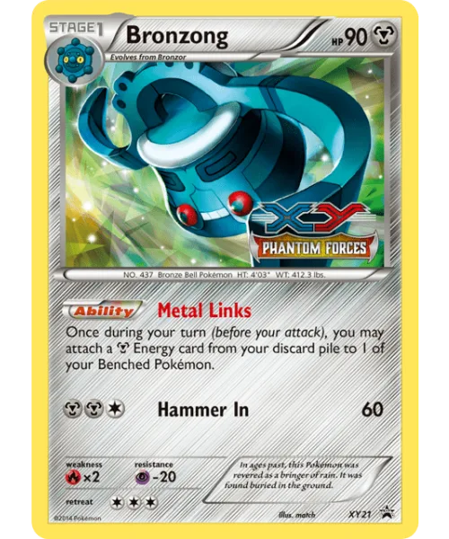 Bronzong #XY21 XY Black Star Promos Pokemon card