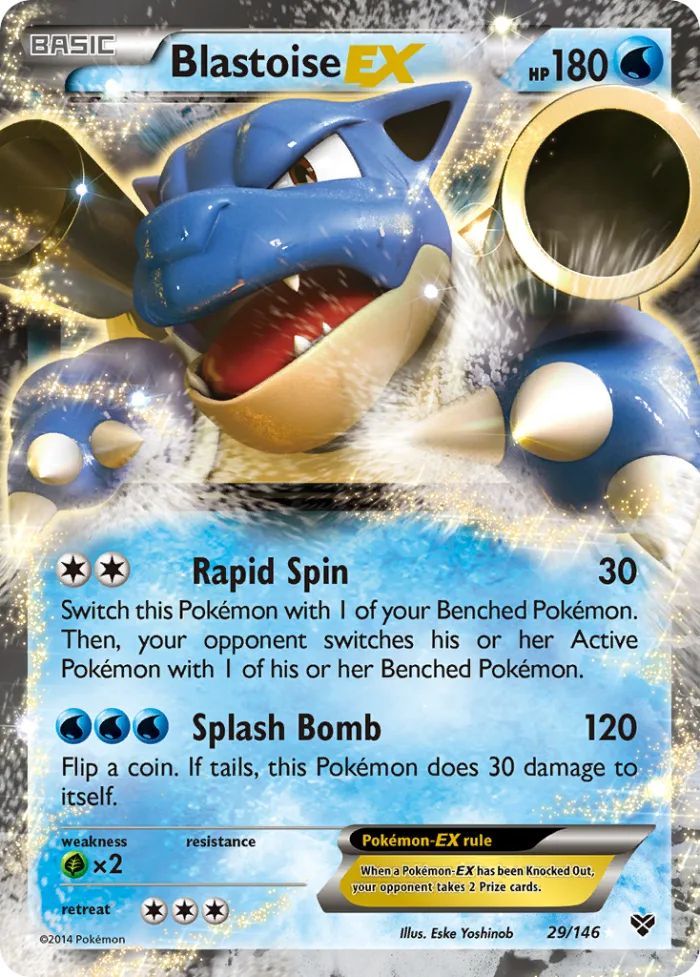 Blastoise-EX #29 XY Pokemon card