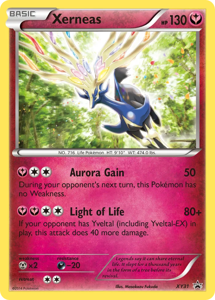 Xerneas #XY31 XY Black Star Promos Pokemon card