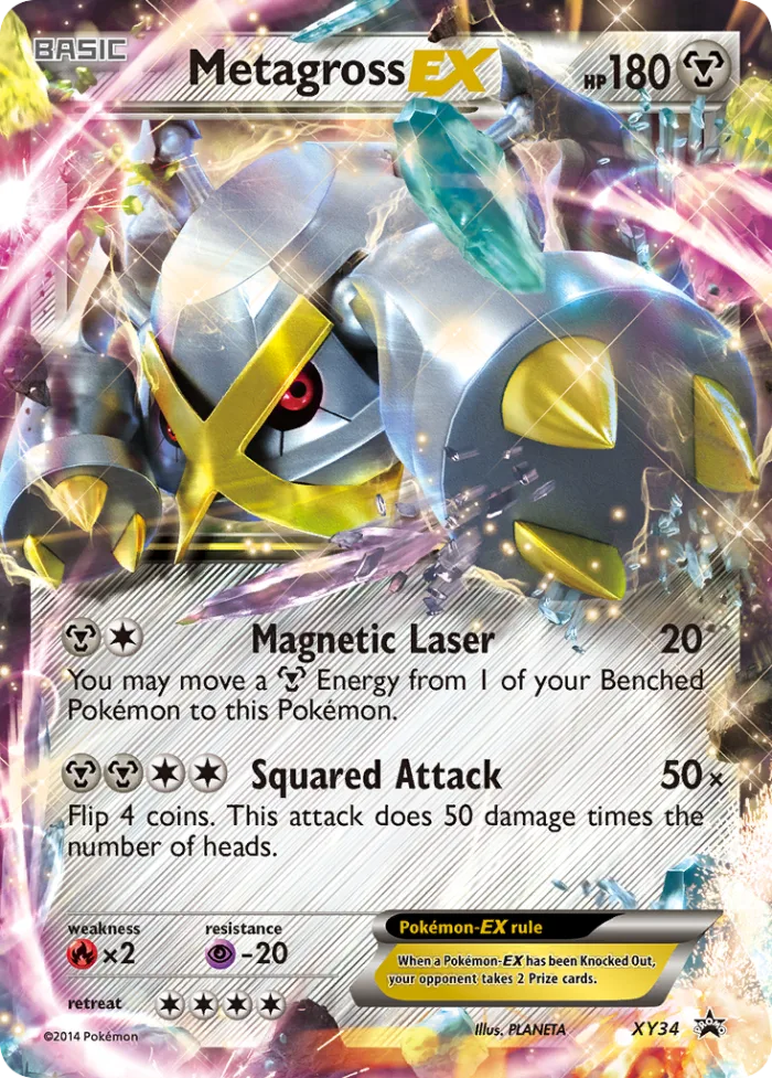 Metagross-EX #XY34 XY Black Star Promos Pokemon card