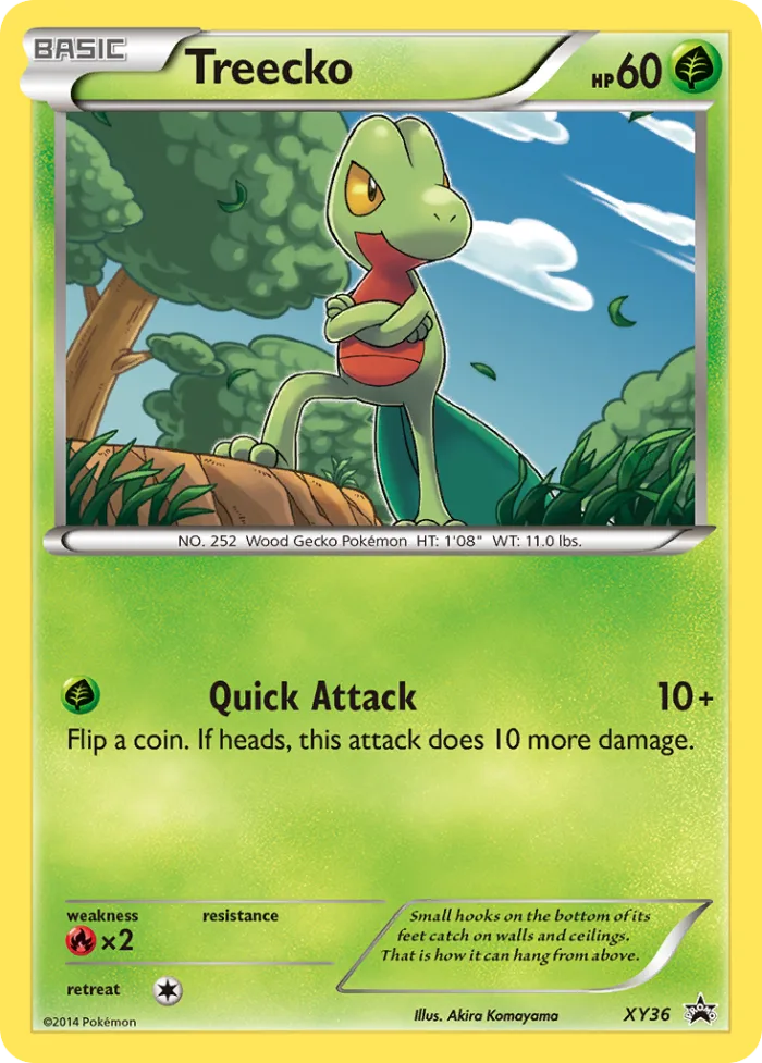 Treecko XY Black Star Promos card