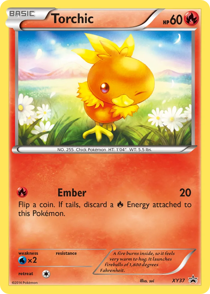 Torchic #XY37 XY Black Star Promos Pokemon card