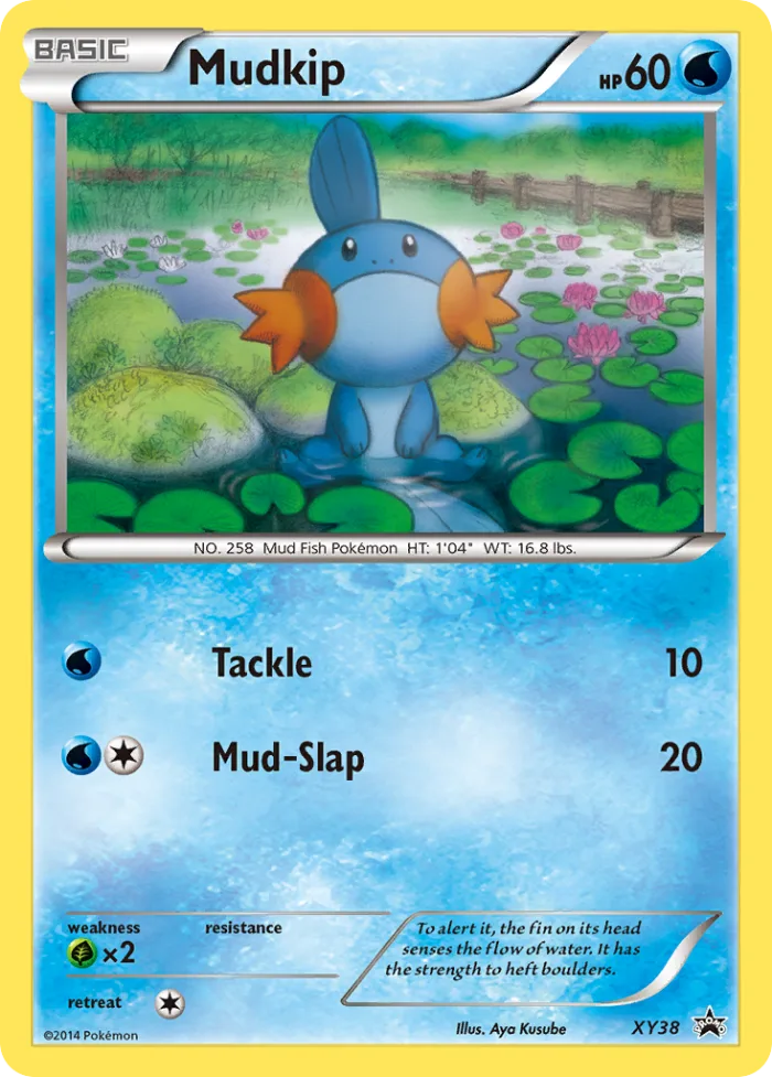 Mudkip #XY38 XY Black Star Promos Pokemon card