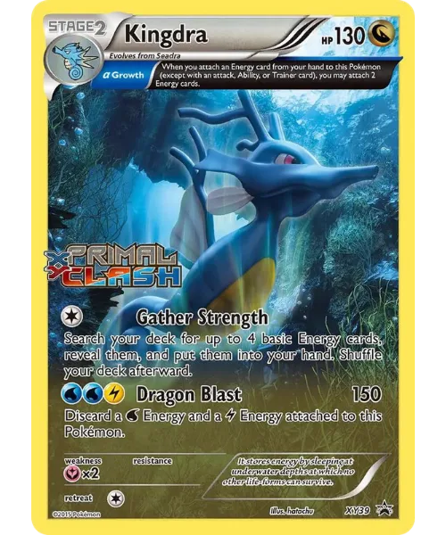 Kingdra #XY39 XY Black Star Promos Pokemon card