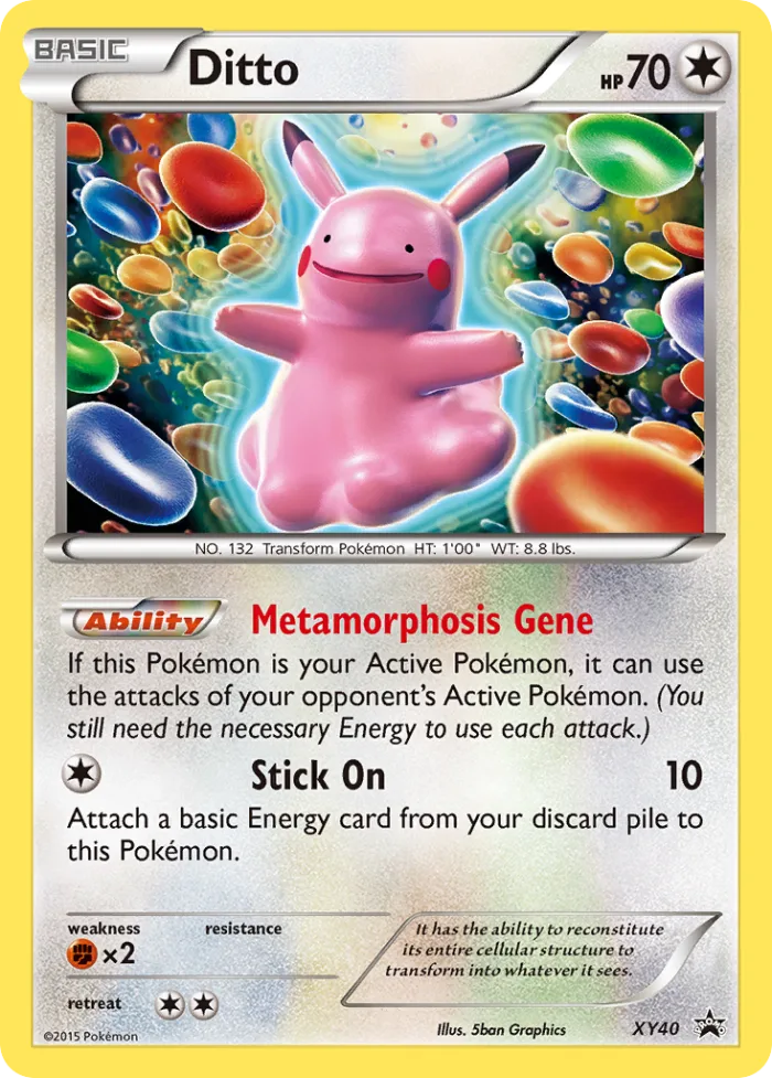 Ditto #XY40 XY Black Star Promos Pokemon card