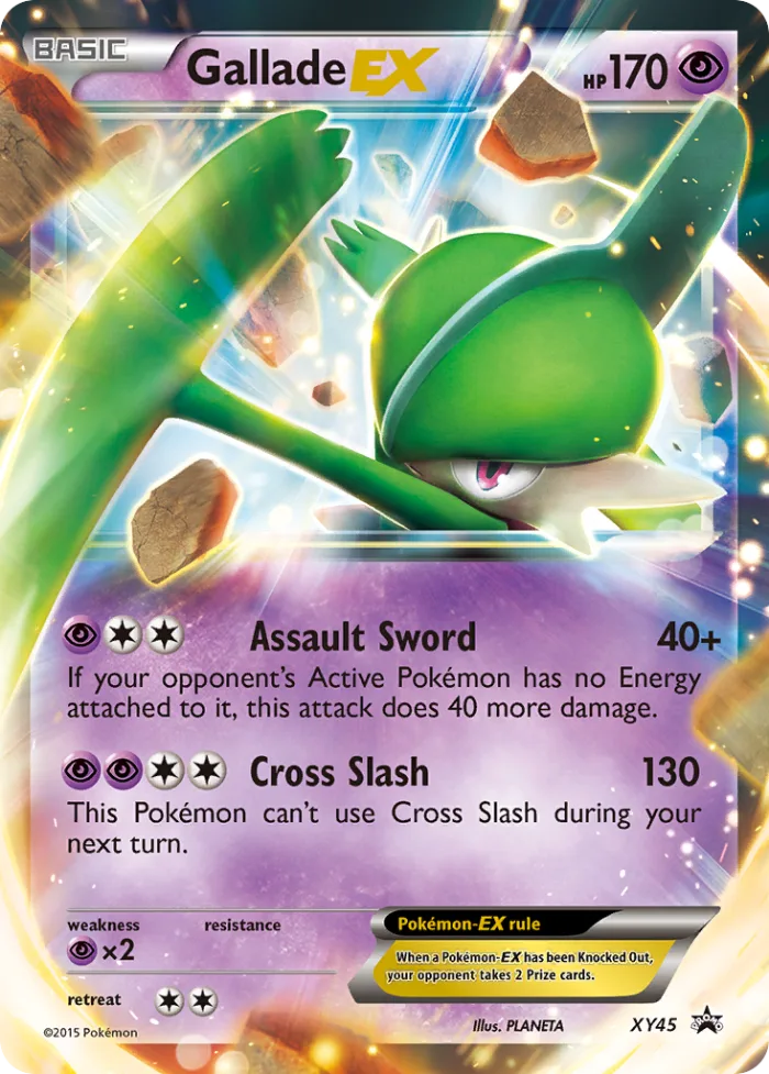 Gallade-EX #XY45 XY Black Star Promos Pokemon card