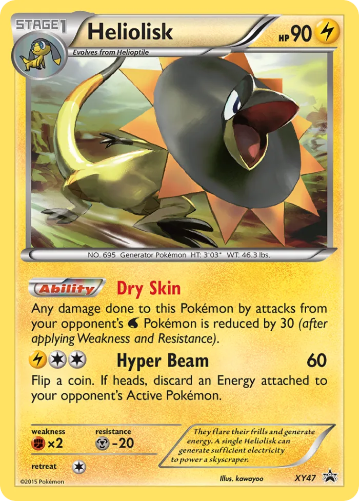 Heliolisk XY Black Star Promos card