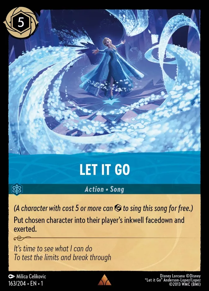 Let It Go #163 The First Chapter Disney Lorcana card