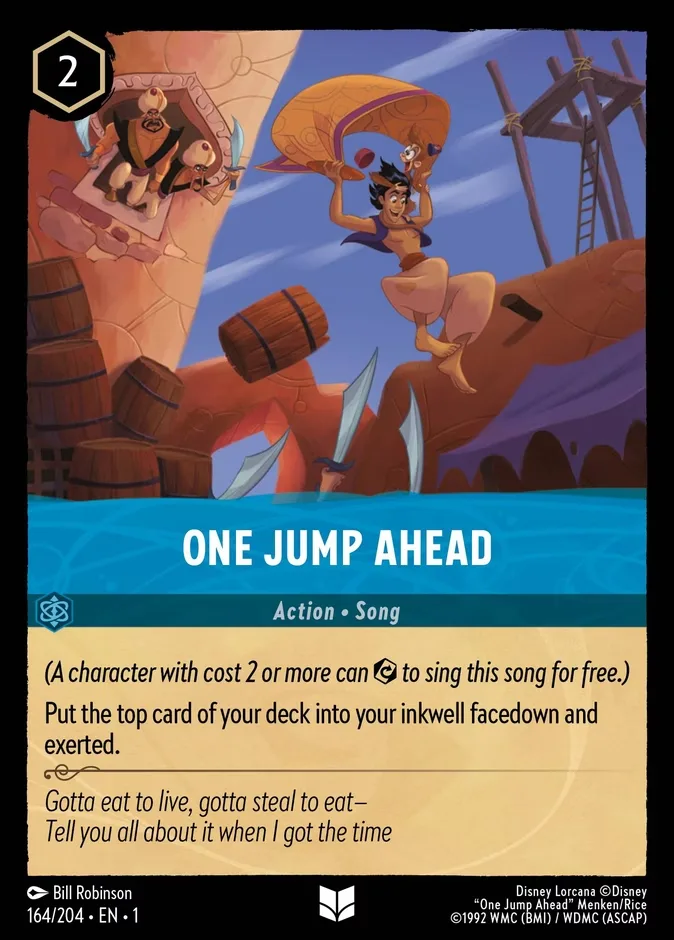 One Jump Ahead #164 The First Chapter Disney Lorcana card