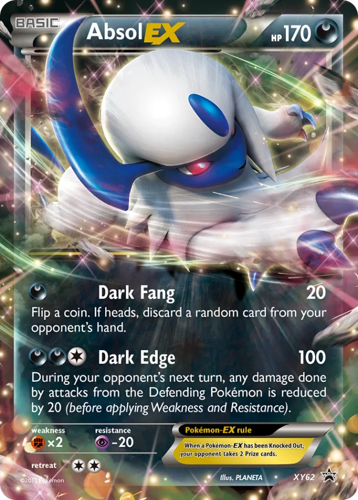 Absol-EX #XY62 XY Black Star Promos Pokemon card