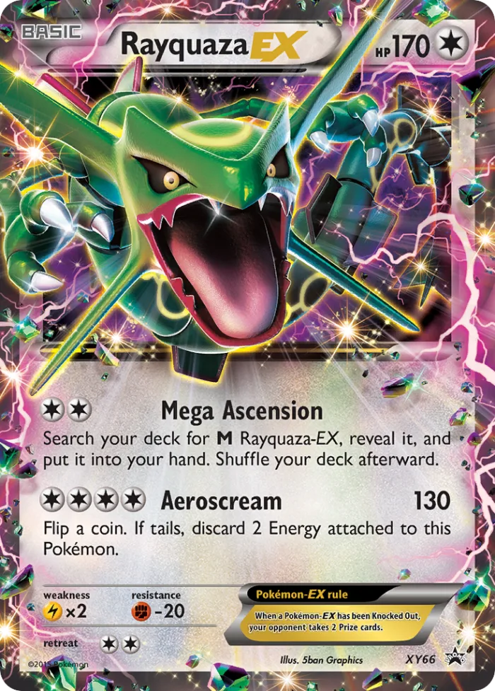 Rayquaza-EX #XY66 XY Black Star Promos Pokemon card