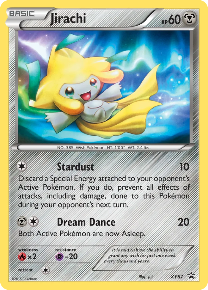 Jirachi #XY67 XY Black Star Promos Pokemon card