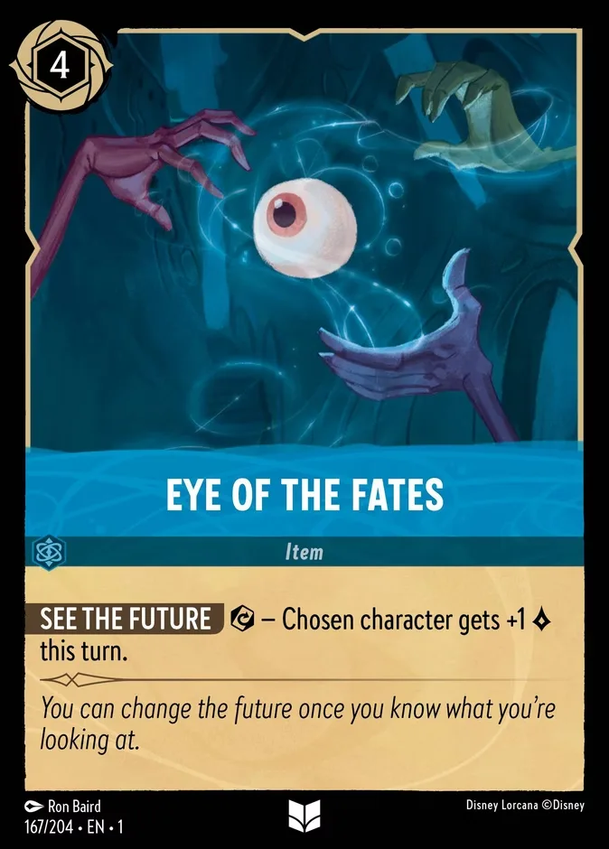 Eye of the Fates #167 The First Chapter Disney Lorcana card