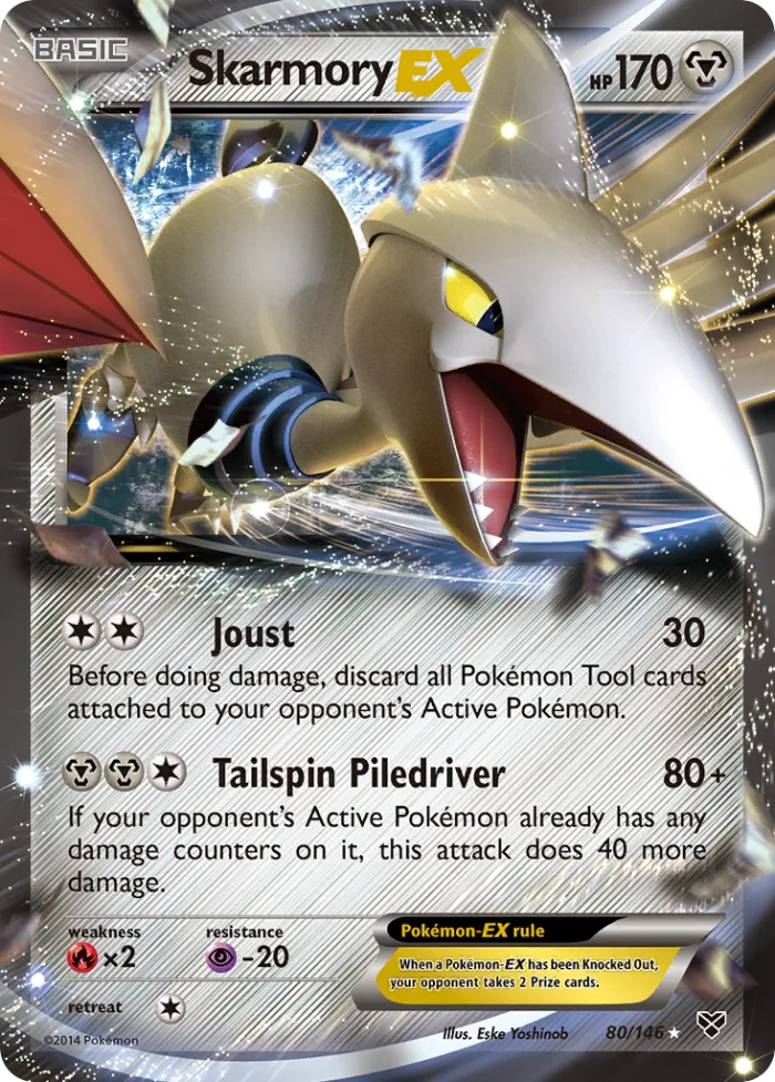 Skarmory-EX #80 XY Pokemon card