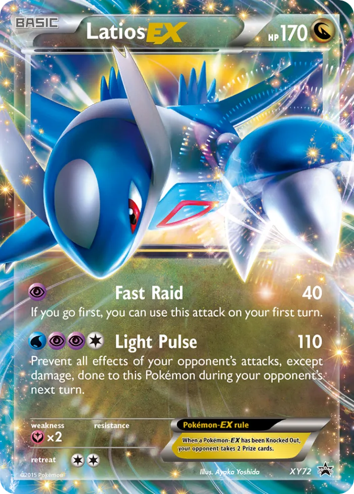 Latios-EX #XY72 XY Black Star Promos Pokemon card