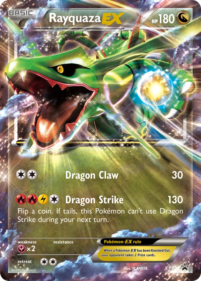 Rayquaza-EX #XY73 XY Black Star Promos Pokemon card