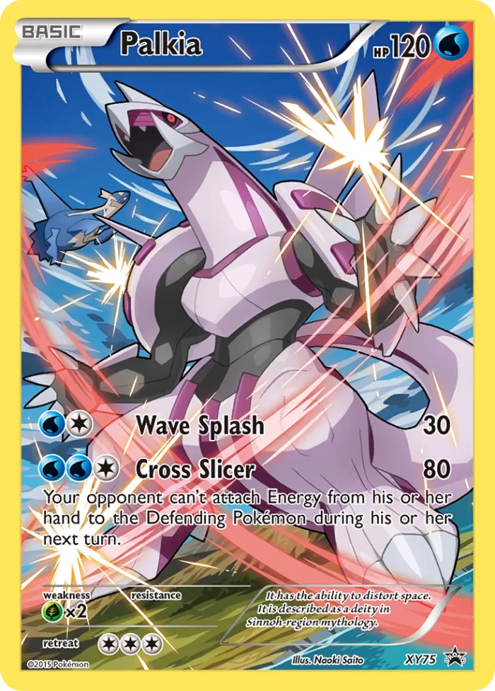 Palkia #XY75 XY Black Star Promos Pokemon card