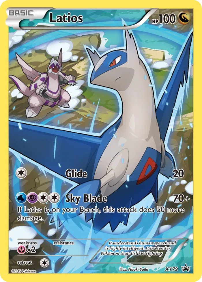 Latios #XY79 XY Black Star Promos Pokemon card