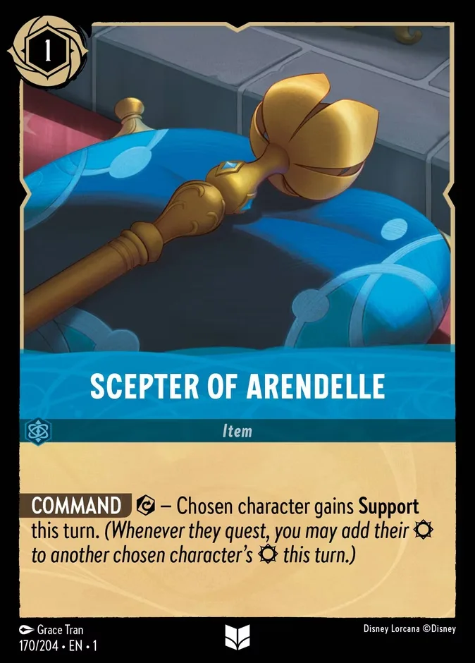 Scepter of Arendelle #170 The First Chapter Disney Lorcana card