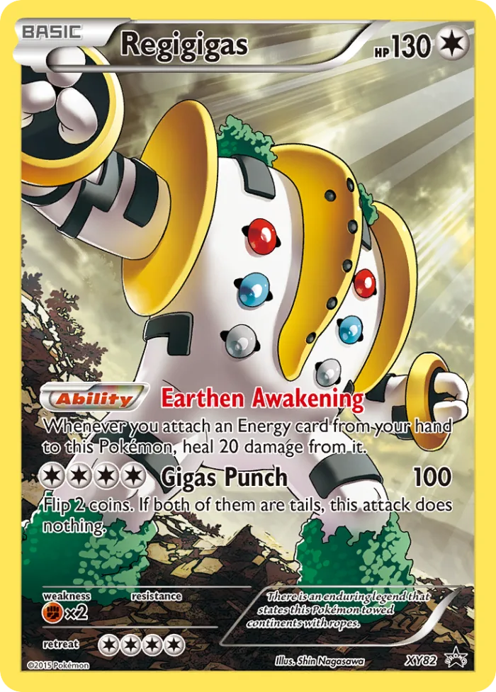 Regigigas #XY82 XY Black Star Promos Pokemon card
