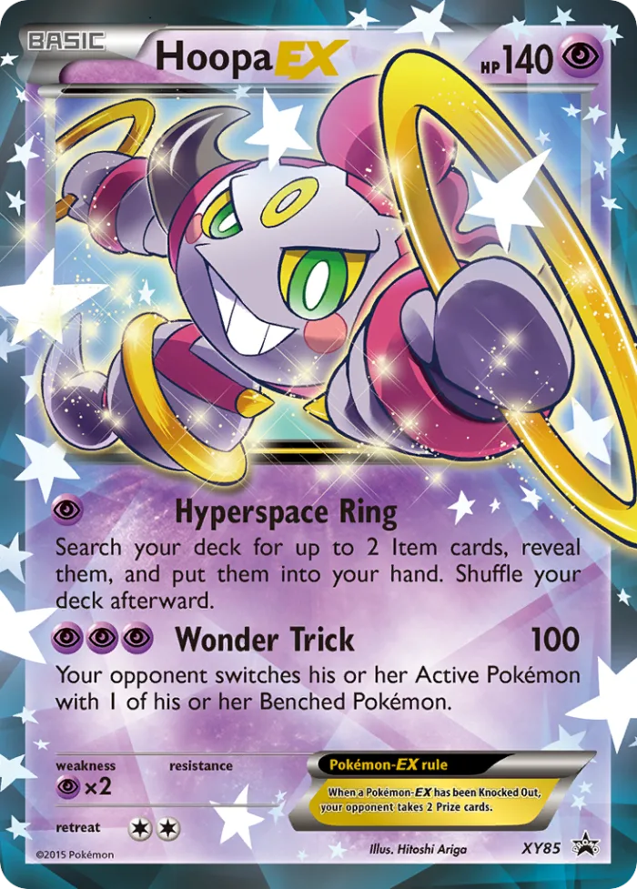 Hoopa-EX #XY85 XY Black Star Promos Pokemon card