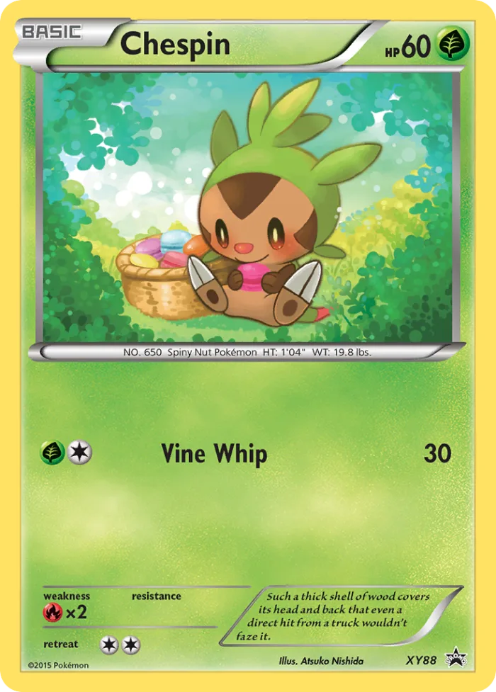 Chespin #XY88 XY Black Star Promos Pokemon card