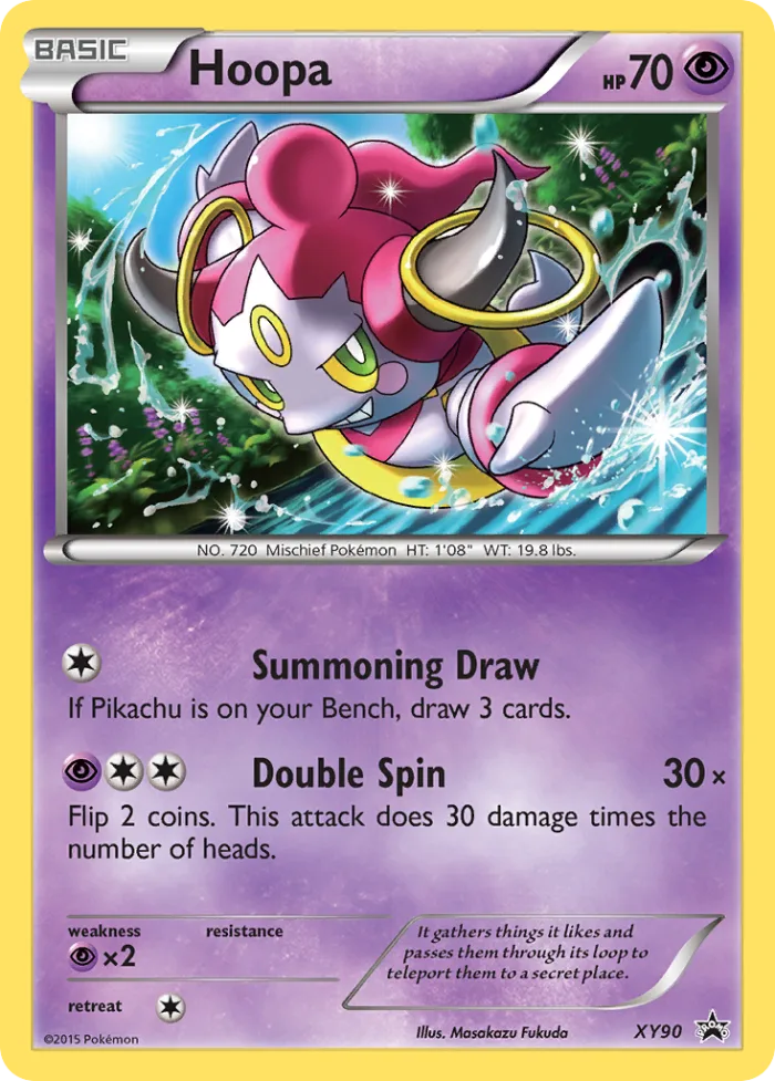 Hoopa #XY90 XY Black Star Promos Pokemon card