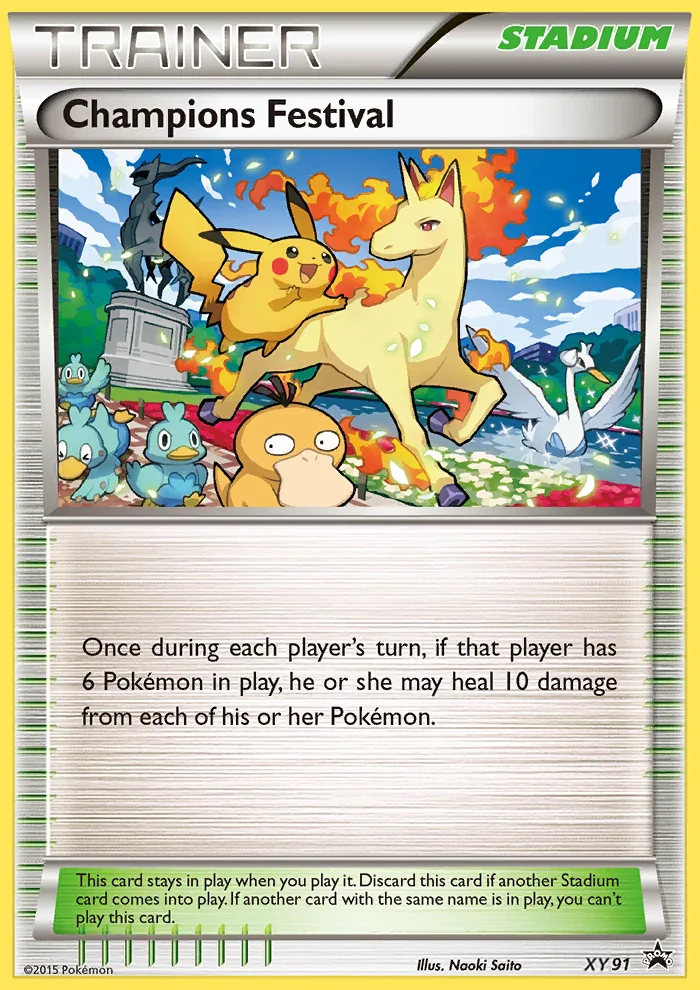 Champions Festival #XY91 XY Black Star Promos Pokemon card