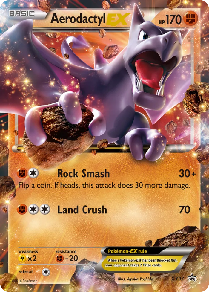Aerodactyl-EX #XY97 XY Black Star Promos Pokemon card