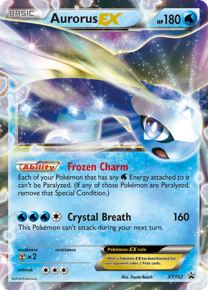 Aurorus-EX #XY102 XY Black Star Promos Pokemon card