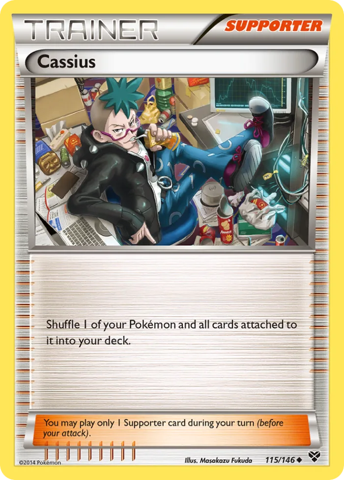 Cassius #115 XY Pokemon card