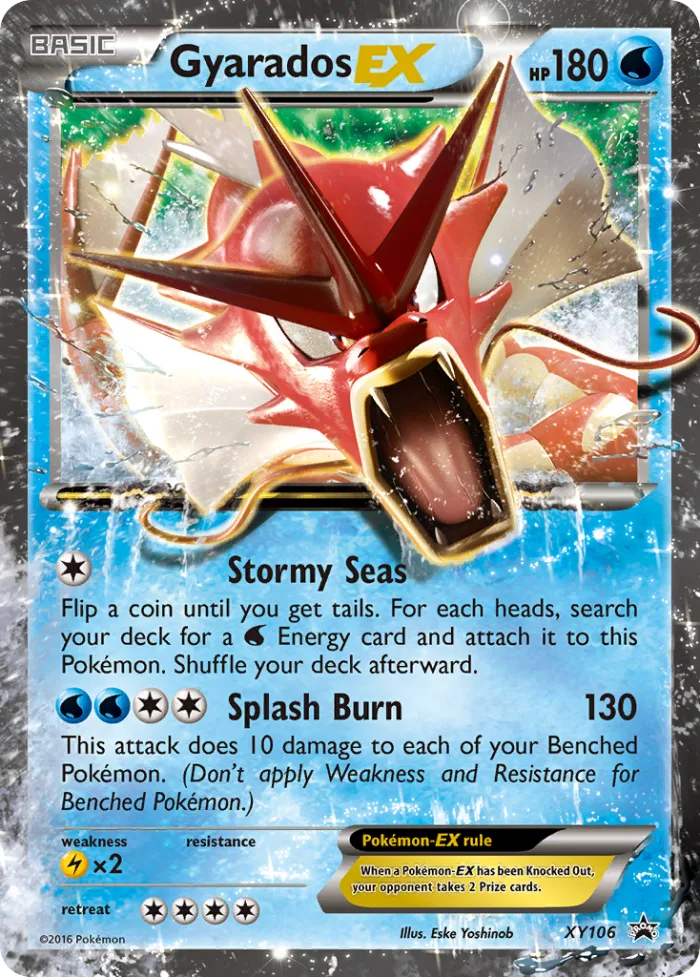 Gyarados-EX #XY106 XY Black Star Promos Pokemon card