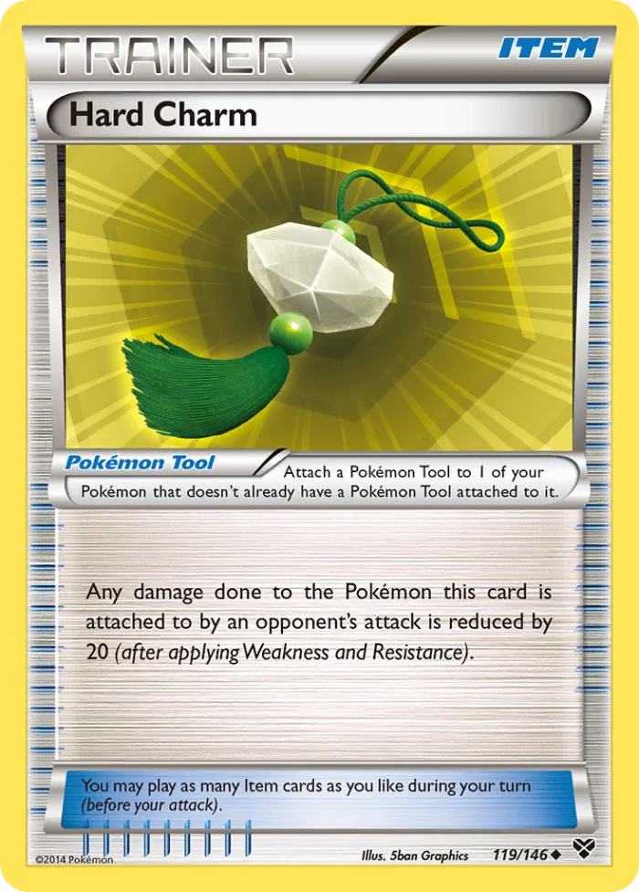 Hard Charm #119 XY Pokemon card