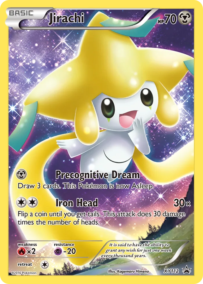 Jirachi #XY112 XY Black Star Promos Pokemon card