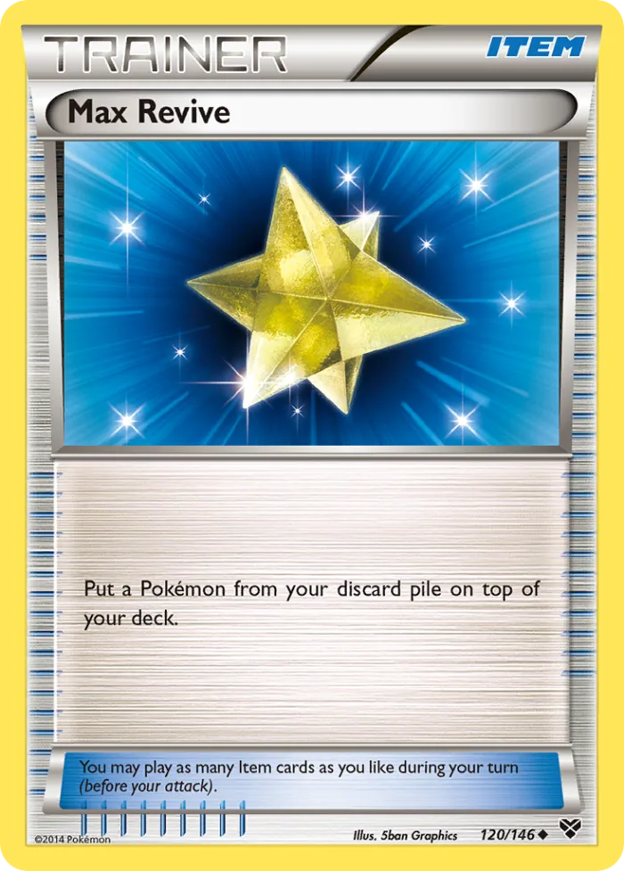 Max Revive #120 XY Pokemon card