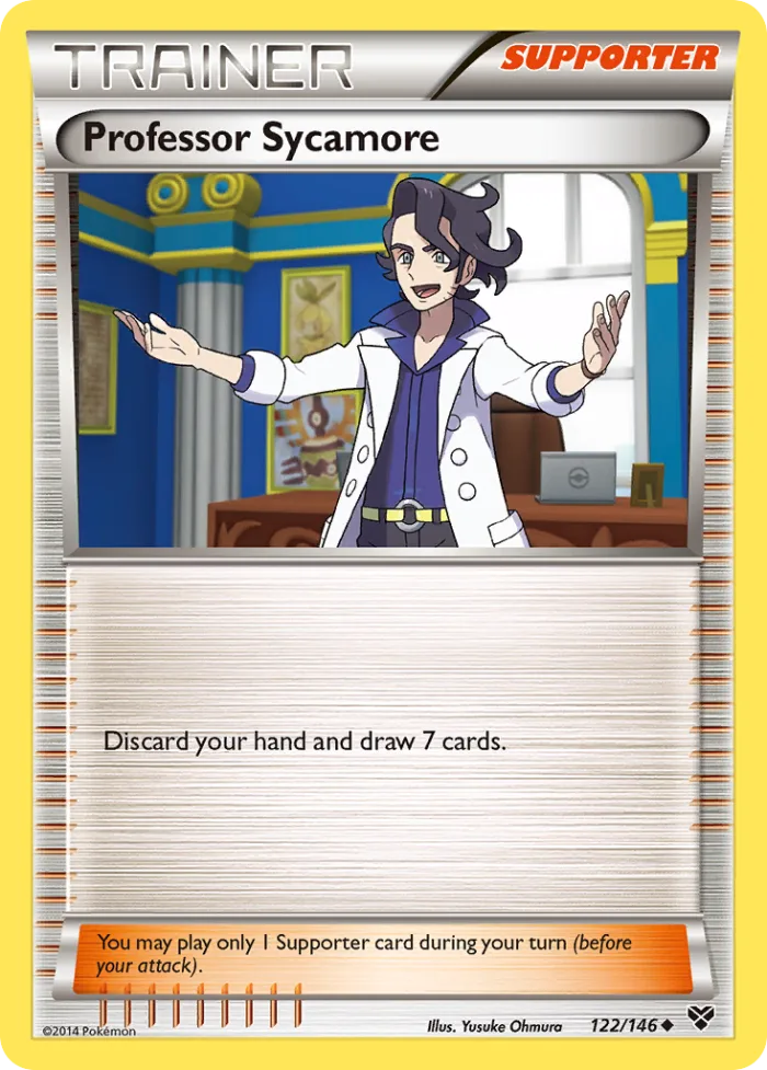 Professor Sycamore #122 XY Pokemon card