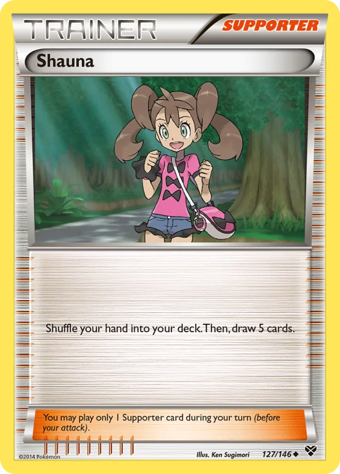 Shauna #127 XY Pokemon card