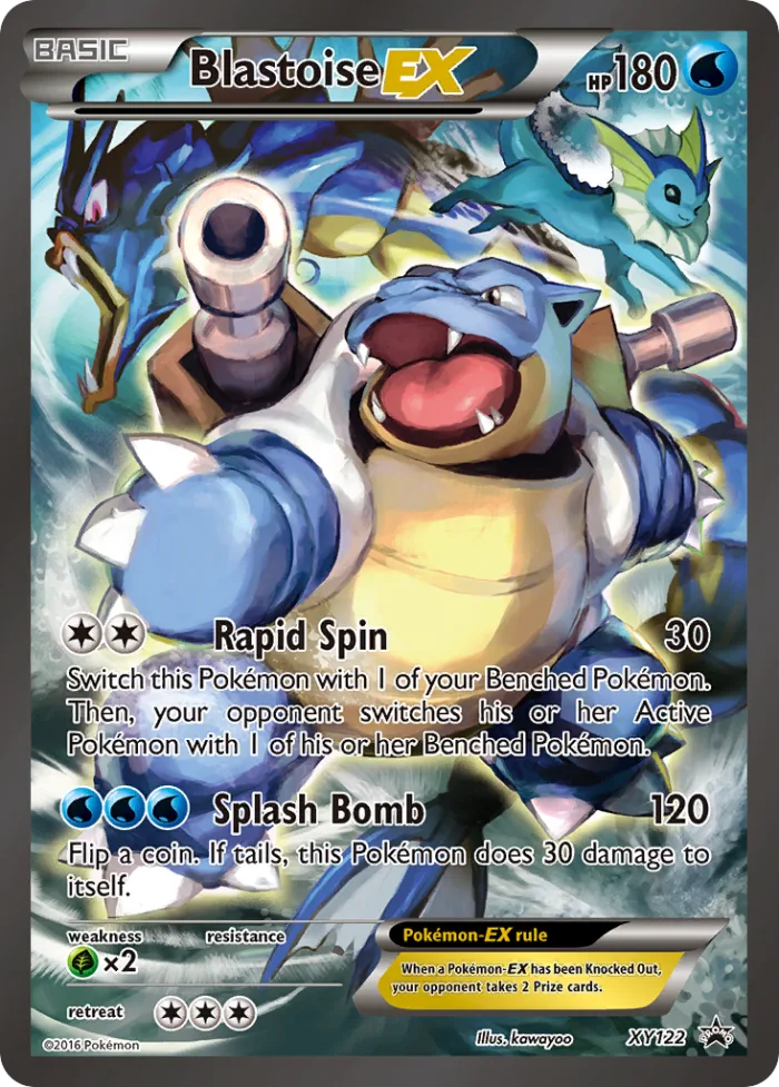 Blastoise-EX #XY122 XY Black Star Promos Pokemon card