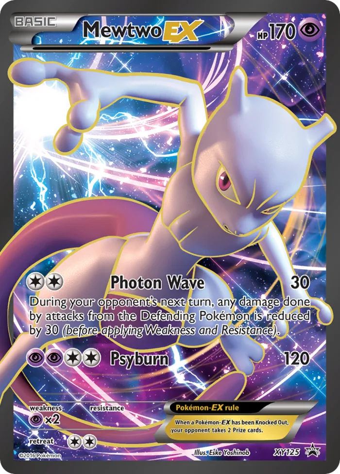 Mewtwo-EX #XY125 XY Black Star Promos Pokemon card